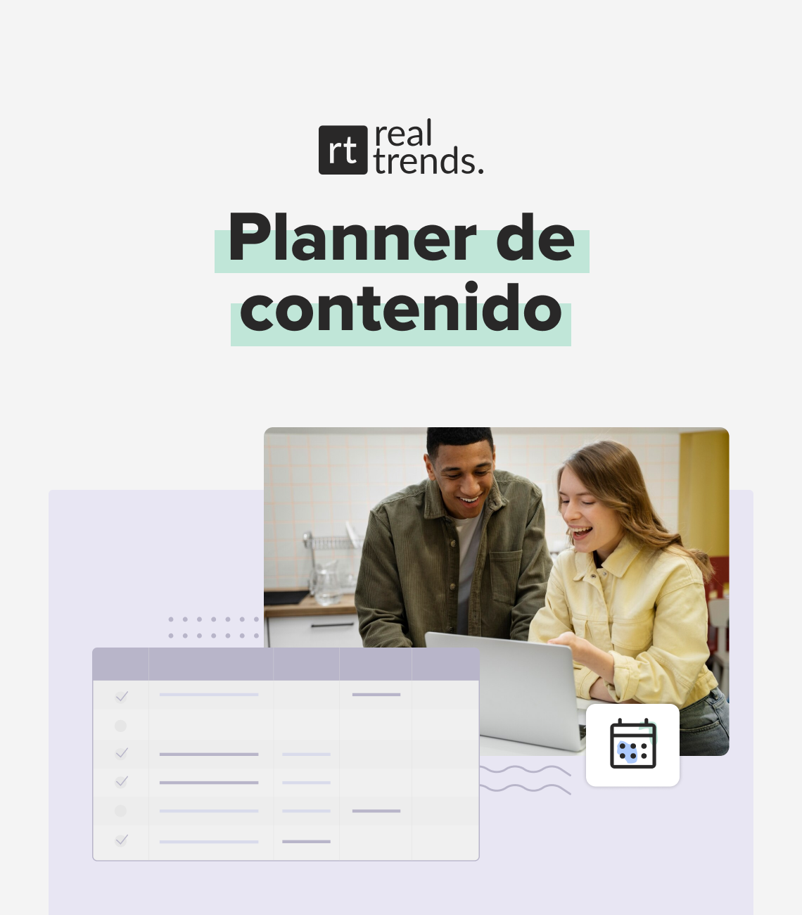 Planner de contenidos para redes sociales